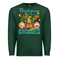 Sports Green Thanksgiving With My Gnomes Premium Sweatshirt - NancyCooperArtShop