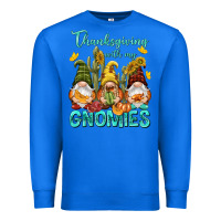 True Royal Thanksgiving With My Gnomes Premium Sweatshirt - NancyCooperArtShop