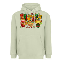 Matcha Fiesta with taco, nacho, souce Heavyweight Hoodie - NancyCooperArtShop