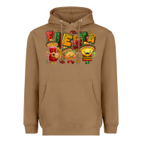 Toasted Coconut Fiesta with taco, nacho, souce Heavyweight Hoodie - NancyCooperArtShop