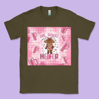 One Boujee Heifer Classic Tee Designed By Maliassmallbusiness