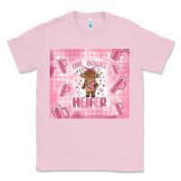 Bubblegum Pink one boujee heifer Classic Tee - MaliasSmallBusiness