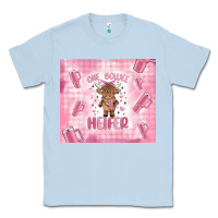 Dusty Blue one boujee heifer Classic Tee - MaliasSmallBusiness