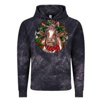 Cloud Black Brown Cow Christmas Vintage Hoodie - RanaPortraitStore
