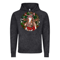 Vintage Black Brown Cow Christmas Vintage Hoodie - RanaPortraitStore