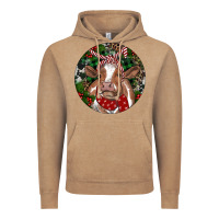 Vintage Coffee Brown Cow Christmas Vintage Hoodie - RanaPortraitStore