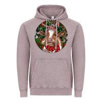 Vintage Zinc Brown Cow Christmas Vintage Hoodie - RanaPortraitStore
