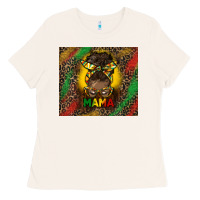 Bone juneteenth afro bun mama tumbler Ladies Tee - HRA Design Shop