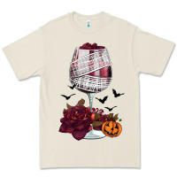 Bone halloween roses wine Premium Tee - FaDigitalArtStudio