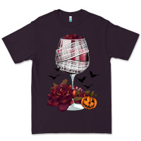Plum halloween roses wine Premium Tee - FaDigitalArtStudio