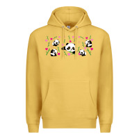 Antique Gold cute panda Premium Hoodie - TumblerDesignByShophia
