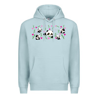 Blue Mist cute panda Premium Hoodie - TumblerDesignByShophia