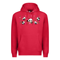 Cardinal cute panda Premium Hoodie - TumblerDesignByShophia