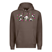 Coffee cute panda Premium Hoodie - TumblerDesignByShophia