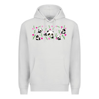 Dove Grey cute panda Premium Hoodie - TumblerDesignByShophia