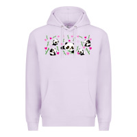 Lilac cute panda Premium Hoodie - TumblerDesignByShophia
