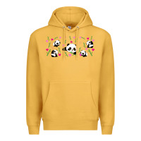 Mustard cute panda Premium Hoodie - TumblerDesignByShophia