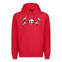 Red cute panda Premium Hoodie - TumblerDesignByShophia