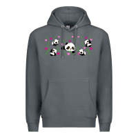 Rock cute panda Premium Hoodie - TumblerDesignByShophia