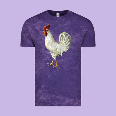 Leghorn Rooster Vintage Tee Designed By Lillyallendesigns
