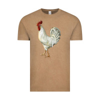 Vintage Coffee Leghorn Rooster Vintage Tee - LillyAllenDesigns