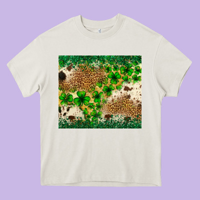 St. Patrick's Day Shamrock Tumbler St. Patricks Heavy Core Tee Designed By Neo Western