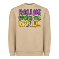 Mushroom rollin with my krewe Heavyweight Sweatshirt - MaliasSmallBusiness