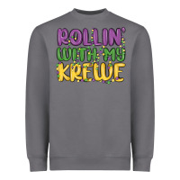 Storm rollin with my krewe Heavyweight Sweatshirt - MaliasSmallBusiness