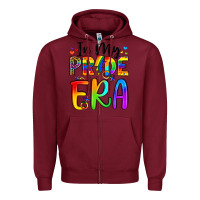 Burgundy in my pride era Zipper Hoodie - Artiststas