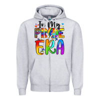 Heather Grey in my pride era Zipper Hoodie - Artiststas