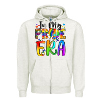 Oatmeal Heather in my pride era Zipper Hoodie - Artiststas