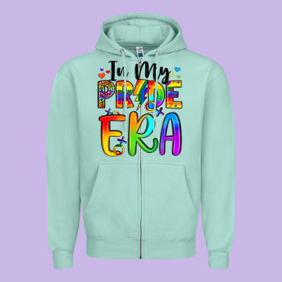In My Pride Era Zipper Hoodie Designed By Artiststas