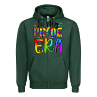 Sports Green in my pride era Zipper Hoodie - Artiststas