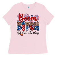 Bubblegum Pink Boom bitch get out the way Ladies Tee - Neo Western
