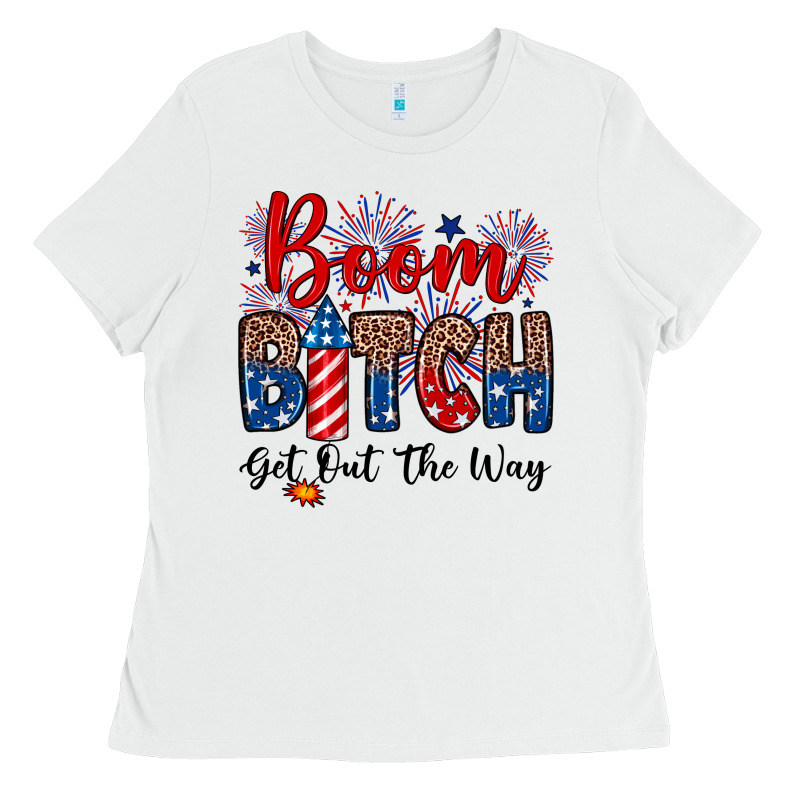 Boom Bitch Get Out The Way Ladies Tee by Neo Western | Teevron