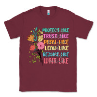 Burgundy women of the bible Classic Tee - JahusDesignShop