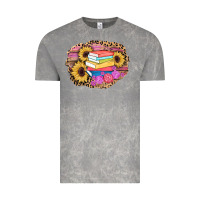 Cloud Rock books sunflower back to school background Vintage Tee - AdoDesignShop