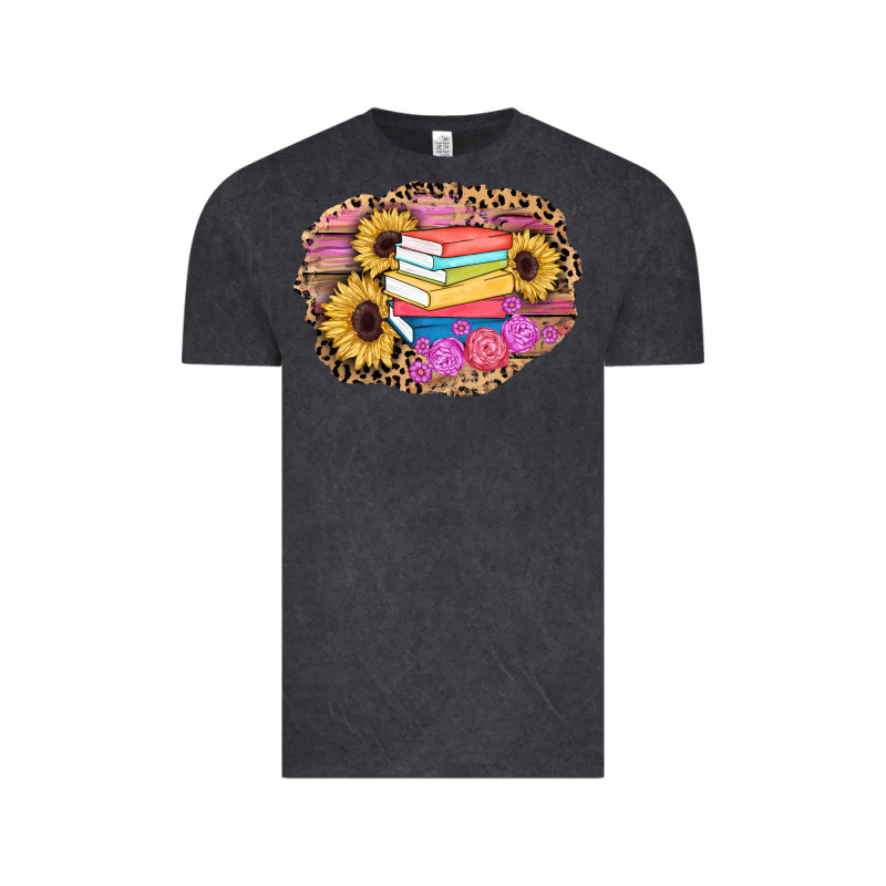 Books Sunflower Back To School Background Vintage Tee by AdoDesignShop | Teevron