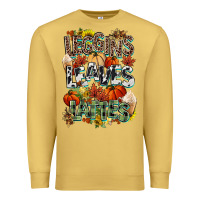 Antique Gold Leaves lattes Fall pumpkin Premium Sweatshirt - NancyCooperArtShop