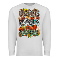Dove Grey Leaves lattes Fall pumpkin Premium Sweatshirt - NancyCooperArtShop