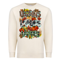 Sandshell Leaves lattes Fall pumpkin Premium Sweatshirt - NancyCooperArtShop