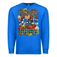 True Royal Leaves lattes Fall pumpkin Premium Sweatshirt - NancyCooperArtShop