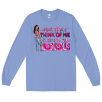 Colony Blue what other think of me is none of my business Long Sleeve Tee - NancyCooperArtShop