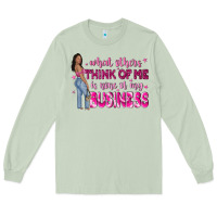 Matcha what other think of me is none of my business Long Sleeve Tee - NancyCooperArtShop