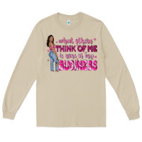 Mushroom what other think of me is none of my business Long Sleeve Tee - NancyCooperArtShop