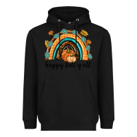 Black Happy Fall Y'all Heavyweight Hoodie - texasbilliewilder