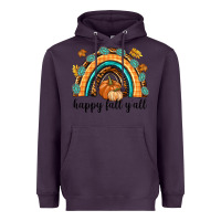 Plum Happy Fall Y'all Heavyweight Hoodie - texasbilliewilder