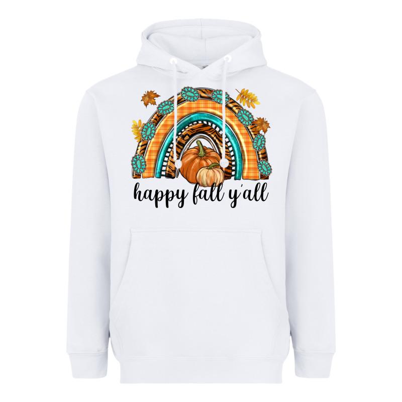 Happy Fall Y'all Heavyweight Hoodie by texasbilliewilder | Teevron