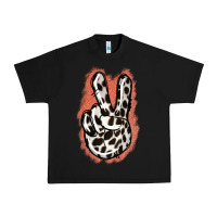 Black Dalmatians Skin Peace Sign Urban Heavy Tee - Jasminsmagicworld