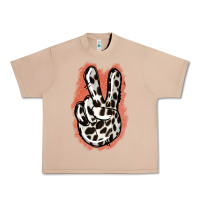 Burro Dalmatians Skin Peace Sign Urban Heavy Tee - Jasminsmagicworld
